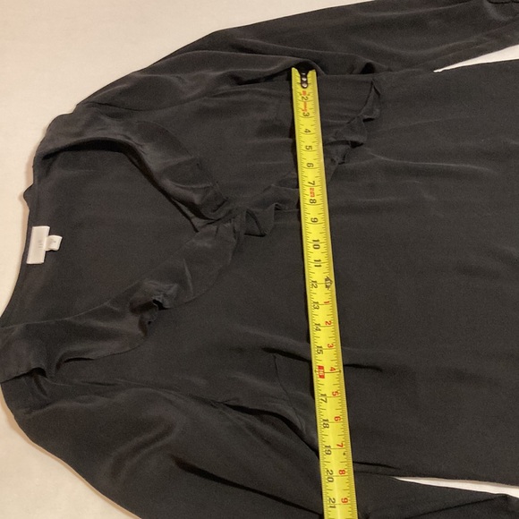 Silk J. Jill black blouse. - Picture 6 of 8